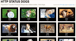 Desktop Screenshot of httpstatusdogs.com